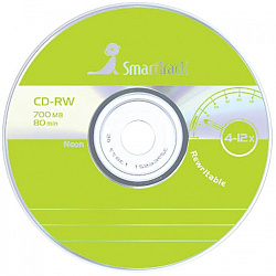Диск CD-RW 700Mb SmartTrack 4-12x Cake Box
