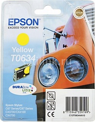 Картридж (Т06344А) Epson Stylus C67/C87/CX 3700/4100/4700, Yellow, оригинал