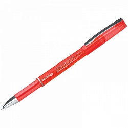Ручка гелевая Berlingo "Steel&Style" красная, 0,5мм CGp_50112