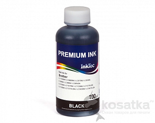 Одноцветные чернила для Brother LC1100BK/LC980BK, флакон 100мл, (B1100-100MB), InkTec