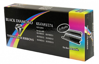 Термолента для факса (KX-FA93/57A) Panasonic KX-FHD 331/332/333/351/352/353 Black Diamond (2 рулона)