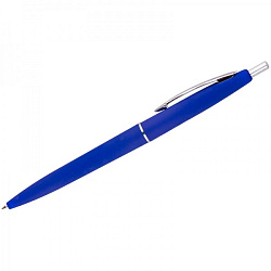Ручка шариковая автоматическая OfficeSpace "Business" синяя, 0,7мм, антискол. корпус
