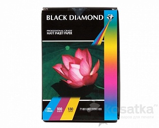 Фотобумага Black Diamond односторонняя Матовая 200 г/м2.  (10х15) 20л для струйной печати