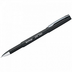 Ручка гелевая Berlingo "Silk touch" черная, 0,5мм