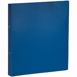 Папка на 2-х кольцах OfficeSpace, 35мм, 500мкм, синяя арт ПН2К_25353