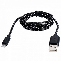 Кабель USB - Micro USB SmartBuy 1,2м нейлон (IK12n)