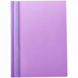 Папка-скоросшиватель пластик А4 с верхним прозрачным листом, 160мкм фиолет  Fms16-2_719