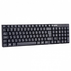 Клавиатура Perfeo Domino стандартная USB черная PF-88001 арт 02321