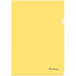 Папка-уголок Berlingo, А4, 180мкм. желтый, AGp_04105