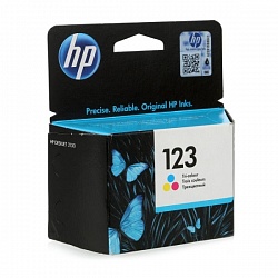 Картридж HP (№123) для HP DJ 2130 120стр. (F6V16AE), цветной, оригинал