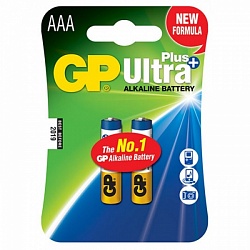 Батарейка LR03 GP Ultra Plus Allkaline AАA LR03 24AUR BC2 цена за 1 шт