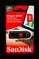 Флеш накопитель 8Gb Sandisk Cruzer Glide USB 2.0/3.0