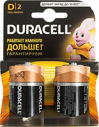 Батарейка D (LR20) Duracell Basic 2BL