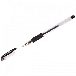Ручка гелевая OfficeSpace черная, 0.5мм