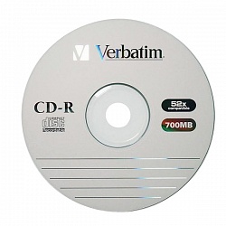 Диск CD-R Verbatim 700Mb, 52х 