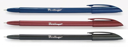 Ручка шариковая Berlingo "Metallic" синяя, 0,7мм, ассорти CBp_70752