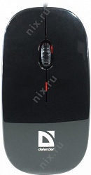 Мышь Defender  проводная NetSprinter MM-440  (чёрно-оранжевая) USB 2кн+1кл-кн оптика, арт. 52444