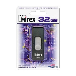 Флеш накопитель 32GB Mirex USB 2.0 черный 13600-FMUBHB32
