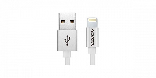 Кабель A-DATA Lightning-USB для заряд/синхр iPhone, iPad, iPod (сертифицирован Apple) 1мAMFIPL-100CM