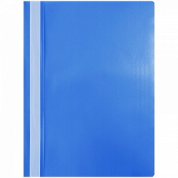 Папка-скоросшиватель пластик. OfficeSpace, А4, 120мкм, синяя с прозр. верхом Fms16-5_11689
