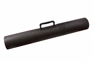 Тубус А1 65см d:10см с ручкой 3-х секционный, пластиковый, черный