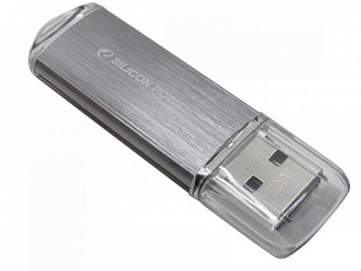 Флеш накопитель 16GB Silicon Power USB 2.0 серебристый SP016GBUF2M01V1S 