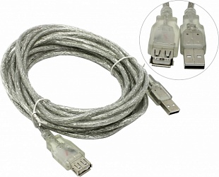 Кабель USB 2.0 удлинительный A - > A VCOM 5 метров, VUS6936