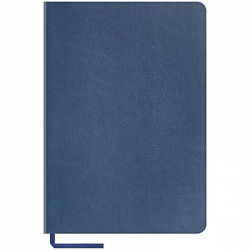 Записная книжка А5 96л. ЛАЙТ, кожзам, "Vintage Blank", синий, тонир.блок,без линовки, ляссе N5s_6833