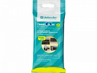 Салфетки Defender D30202 чистящие влажные в мягкой упаковке для экранов (20шт)