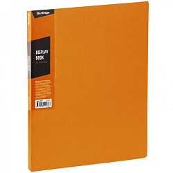 Папка с 40 вкладышами Berlingo "Color Zone", 21мм, 600мкм, оранжевая AVp_40616