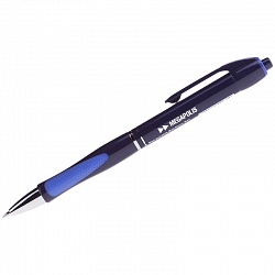 Ручка шариковая автоматическая Erich Krause "Megapolis Concept" синяя, 0,7мм