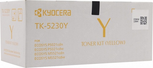 Тонер-картридж Kyocera TK-5230Y Yellow для P5021/ M5521