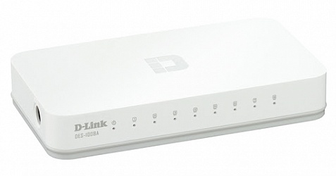 Коммутатор D-Link DES-1008A 8*10/100Base-TX